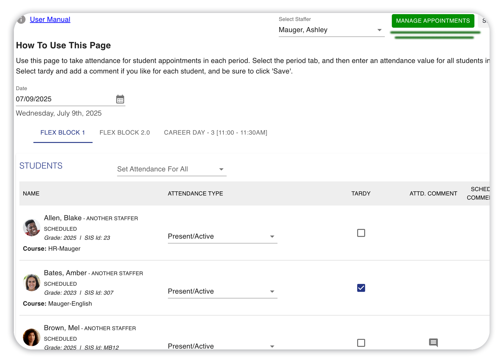 manage-appointments-button-take-attendance-page.png